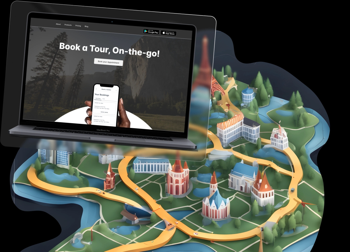 Online tour booking app