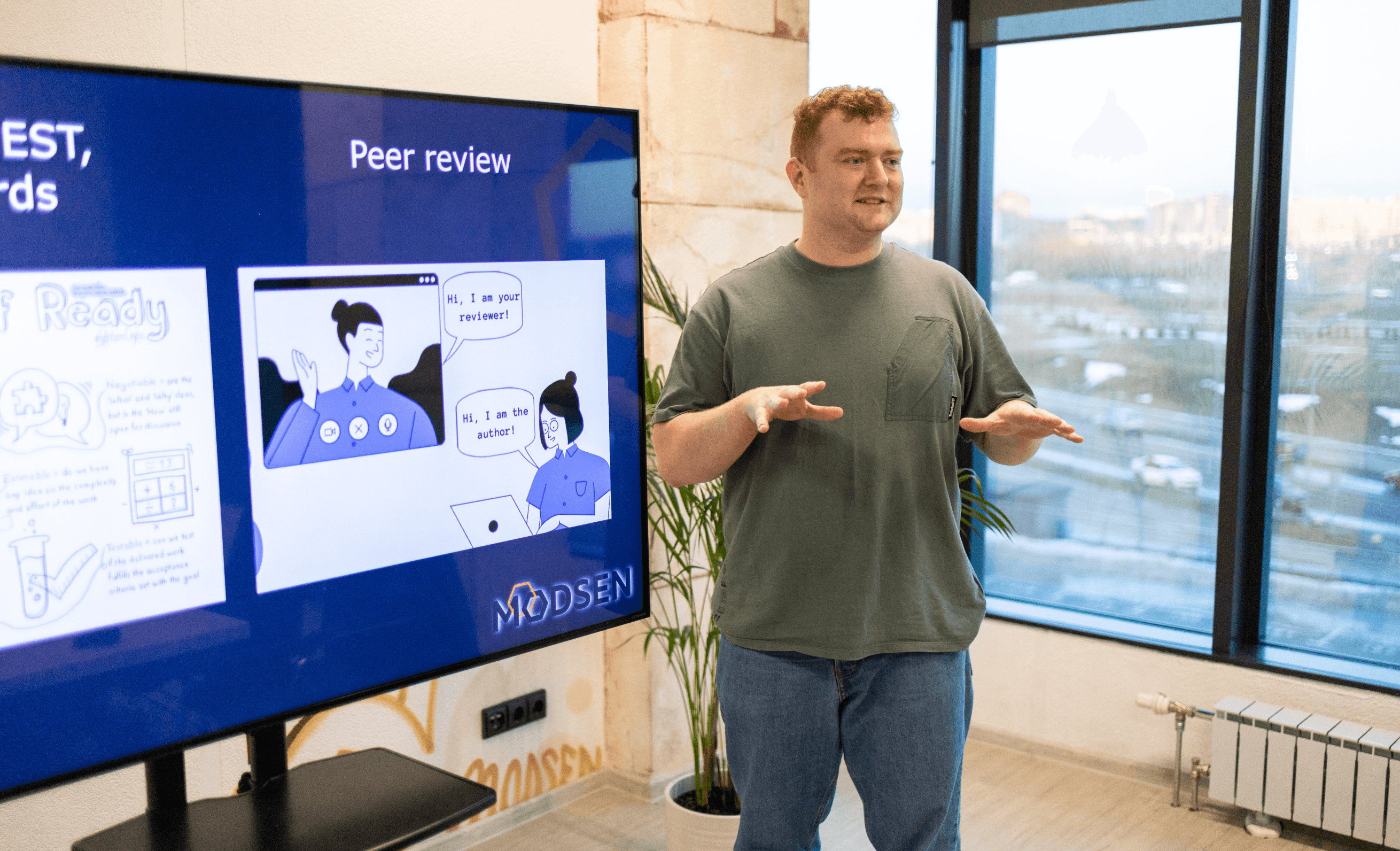 Technical meet-up presenter Technical meet-up presenter