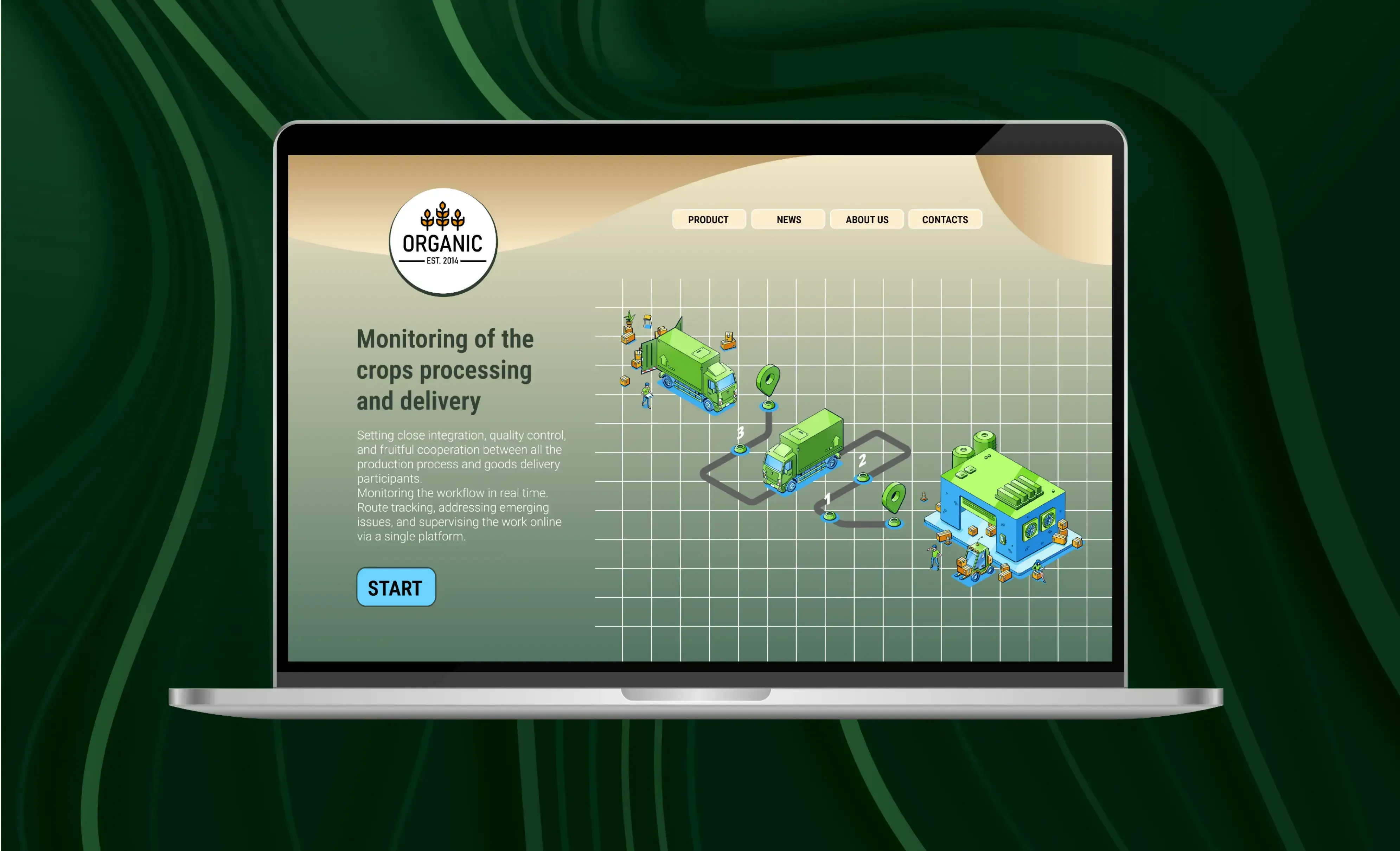 Agriculture software interface Agriculture software interface