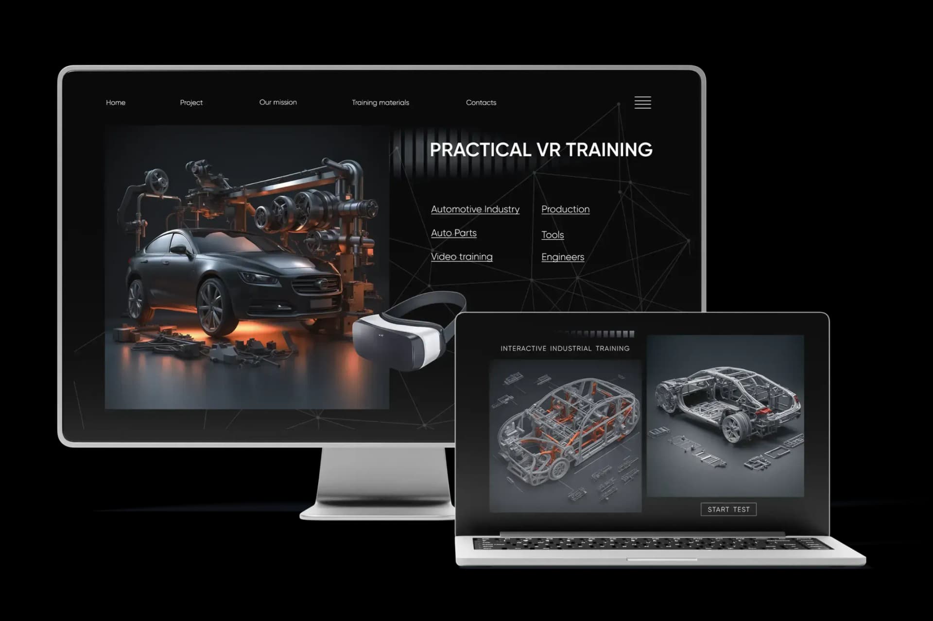VR training app for heavy industry workers VR training app for heavy industry workers