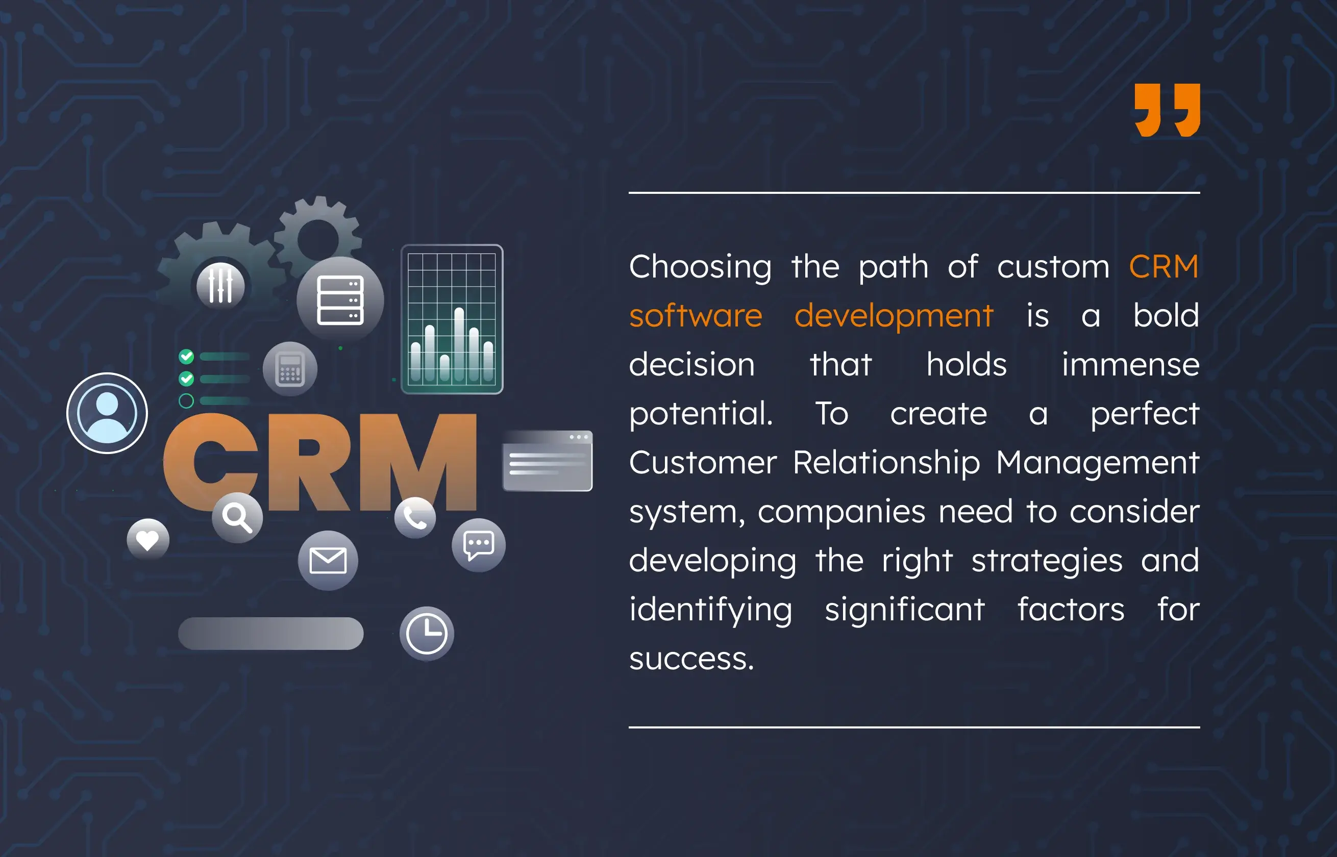 CRM software development