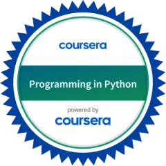 Coursera Programming in Python